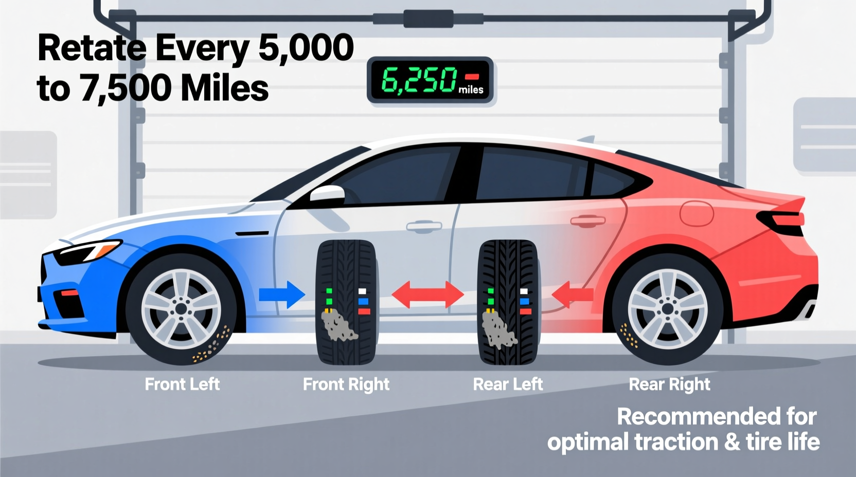 how often should car tires be rotated