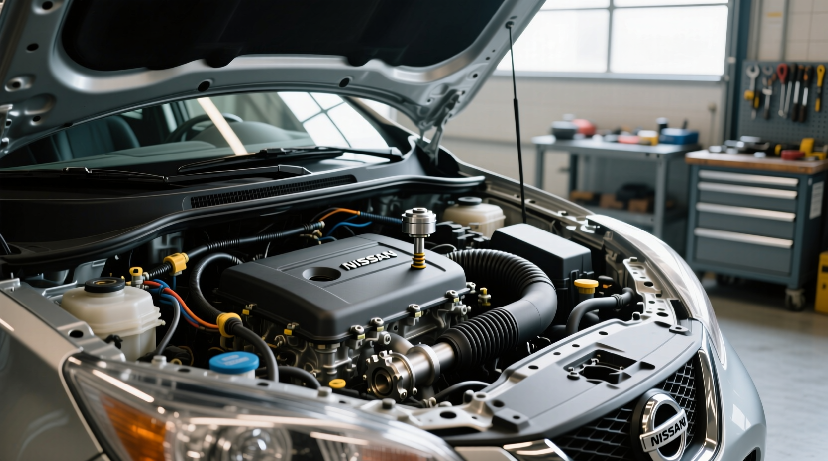 How to Find the Crankshaft Position Sensor on a Nissan Note