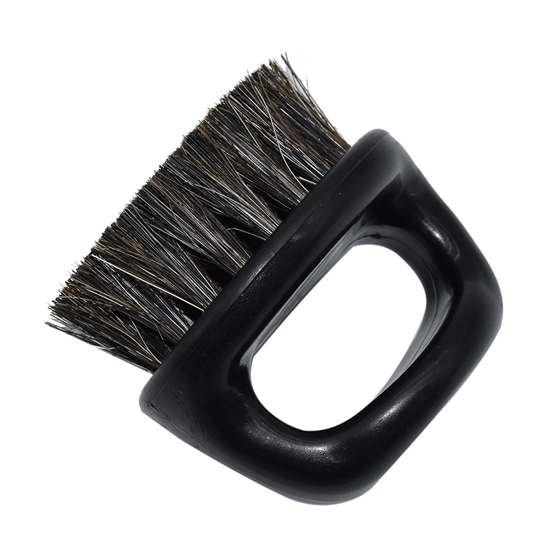 Ring Design Horse Bristle Men Shaving Brush Plastic Portable Barber Beard Brushes Salon Face Cleaning Razor Brush