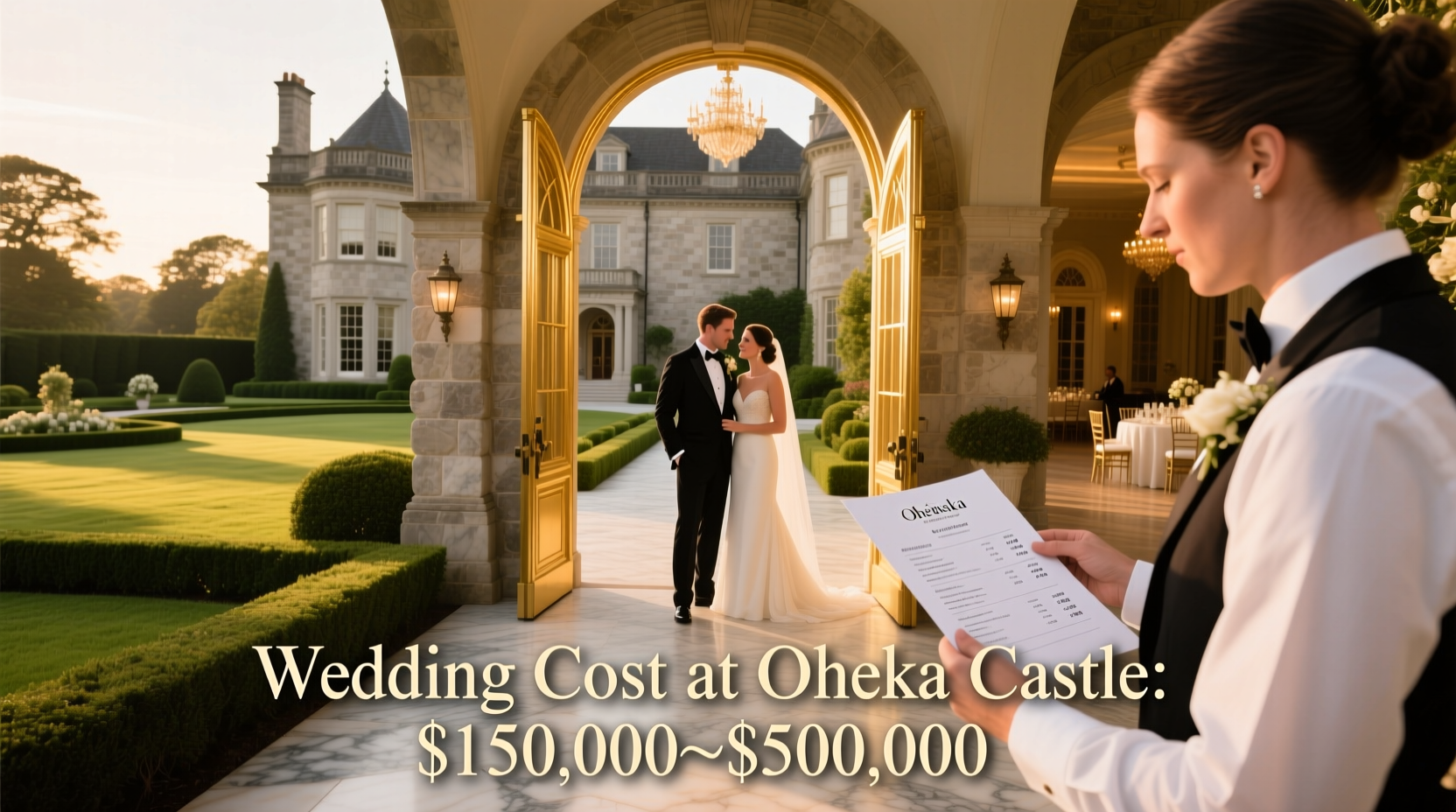 how much is a wedding at oheka castle