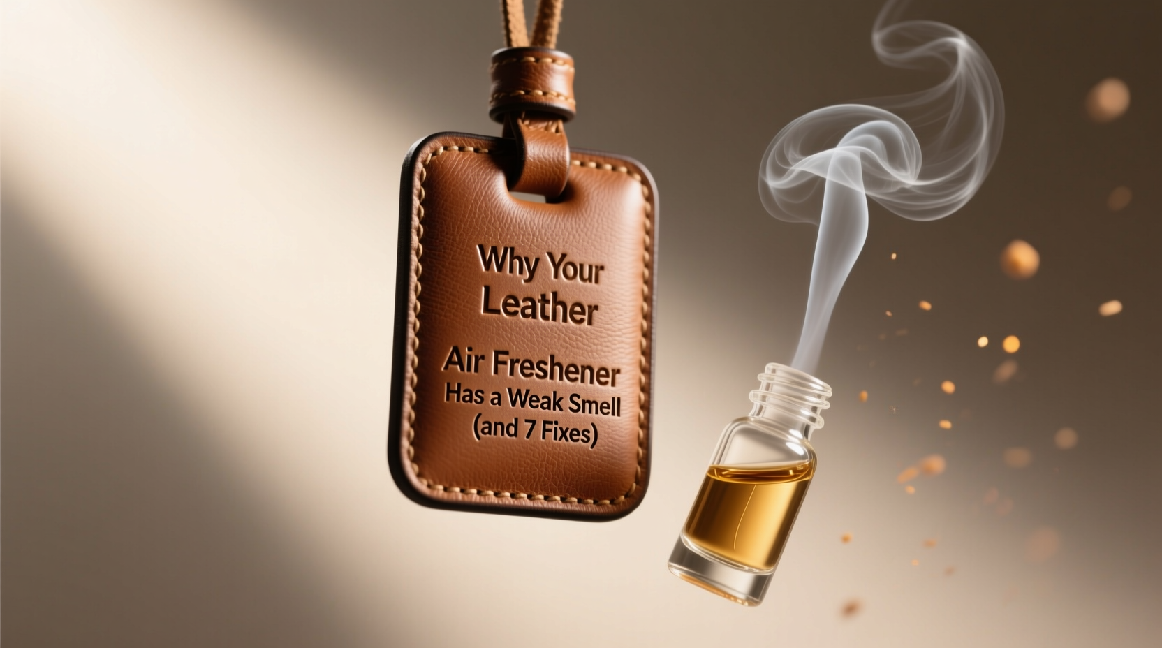 leather air freshener weak smell mistakes