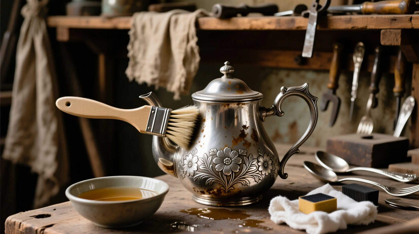 how to refurbish silver plated items