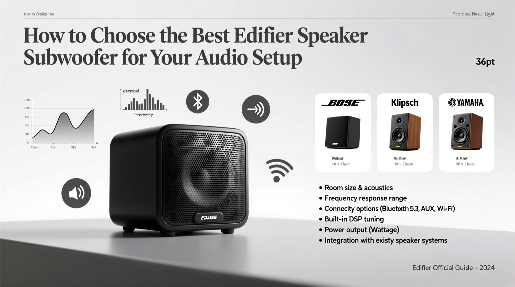 edifier speaker subwoofer
