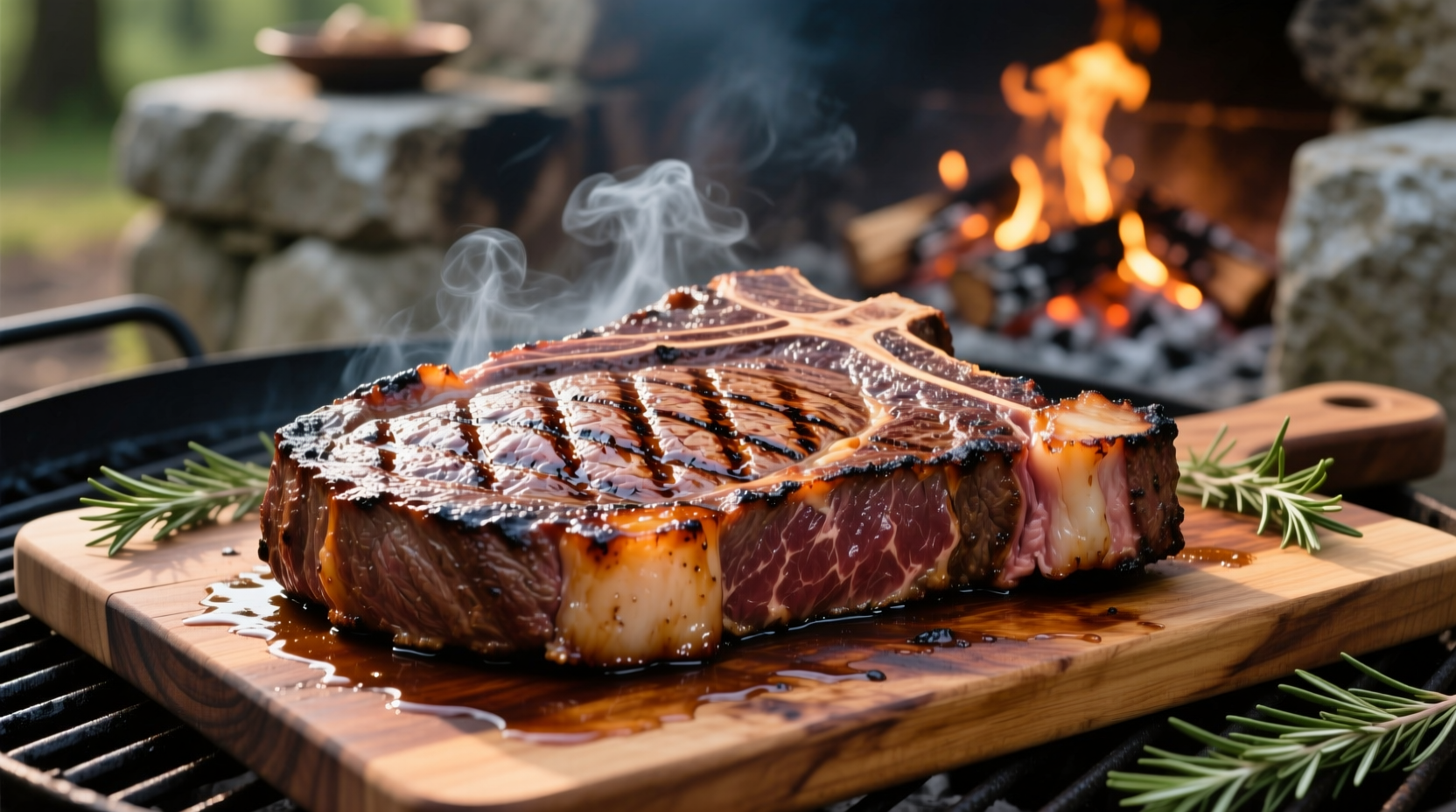how to grill a gigantic rib eye steak