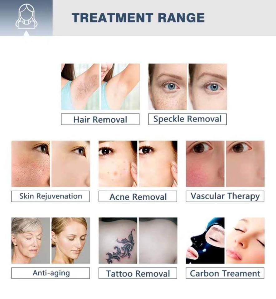 Multifunction SHR+Elight+ OPT   hair removal machine Hair Removal dark circle wrinkle remove tattoo OPT Beauty machine