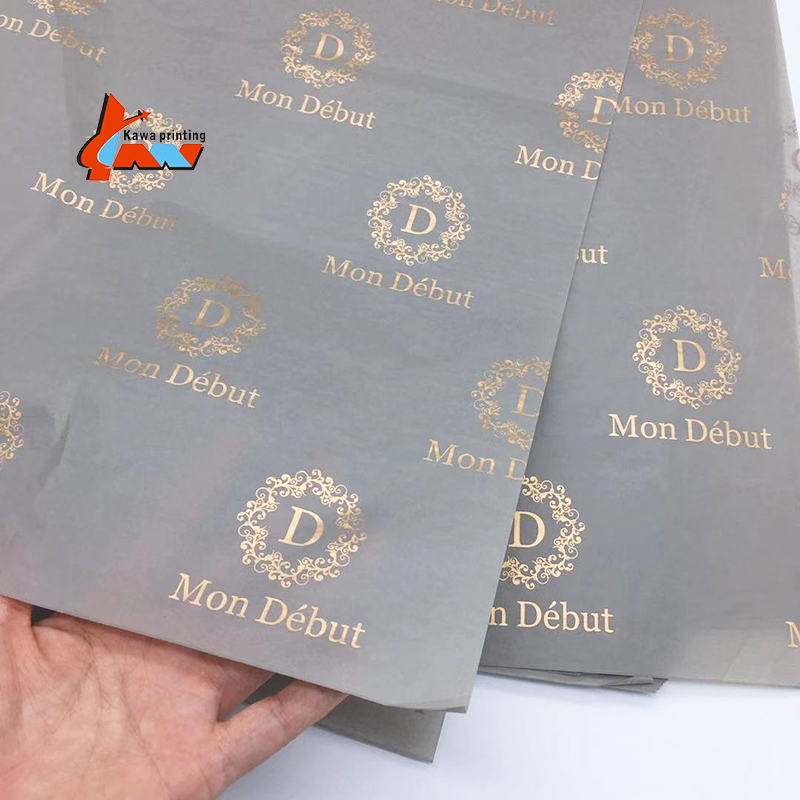 17gsm Logo Printed Custom Wrapping Tissue Paper