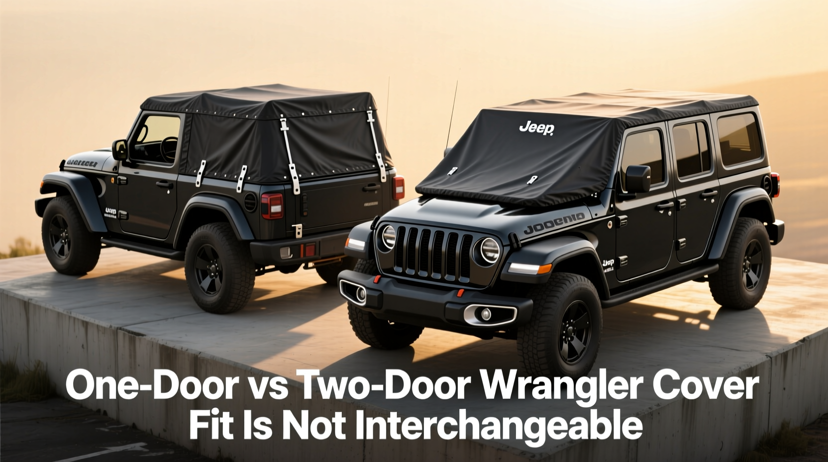 one door vs two door wrangler cover fit