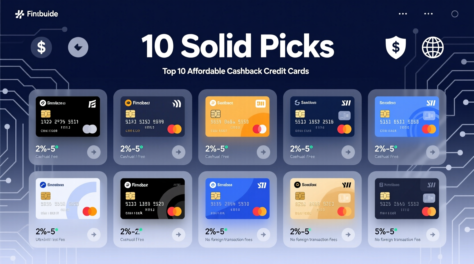 affordable picks for the best cashback cc with 10 solid card choices