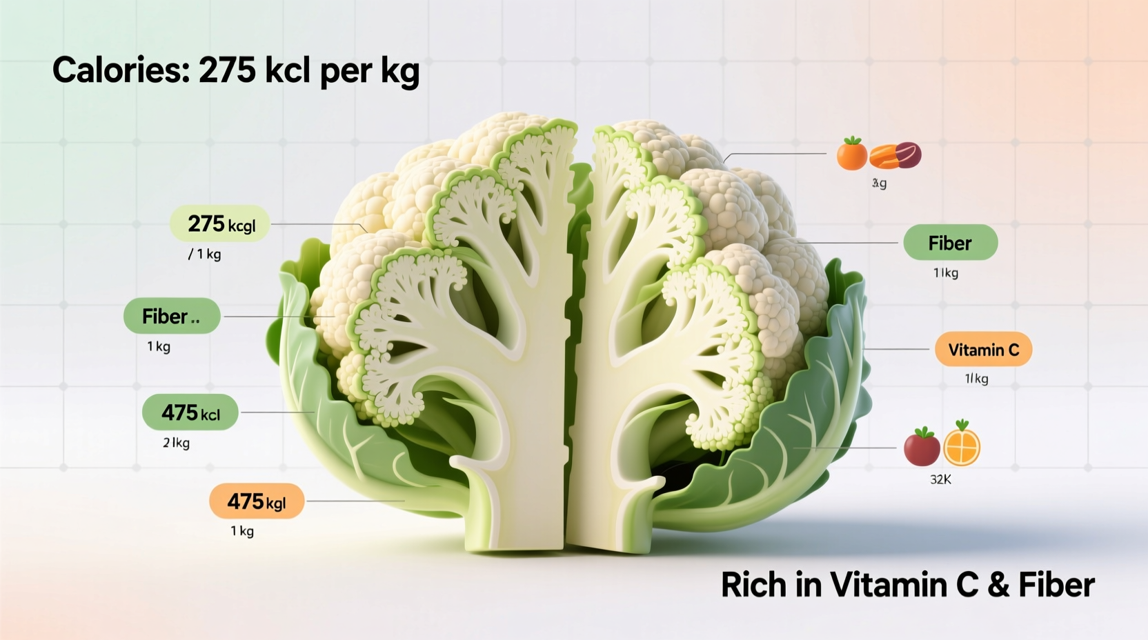 Cauliflower Calories: Exact Count Per Head (2025 Data)