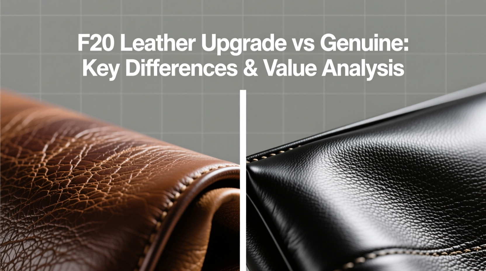 F20 Leather Upgrade vs Genuine: Key Differences & Value Analysis