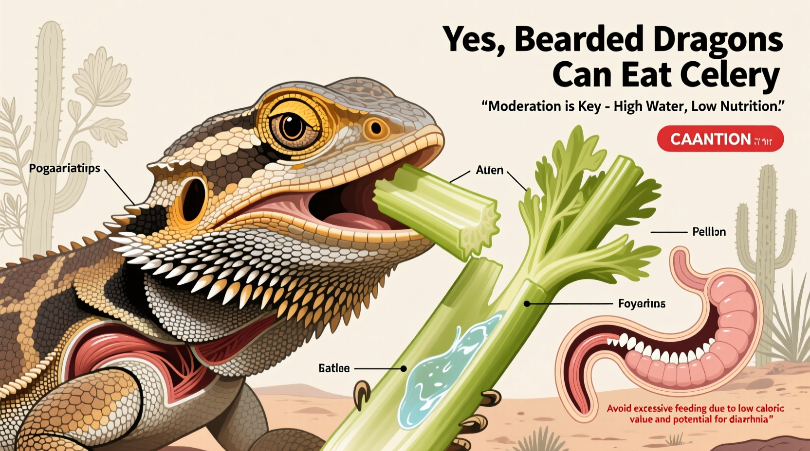 do bearded dragons eat celery