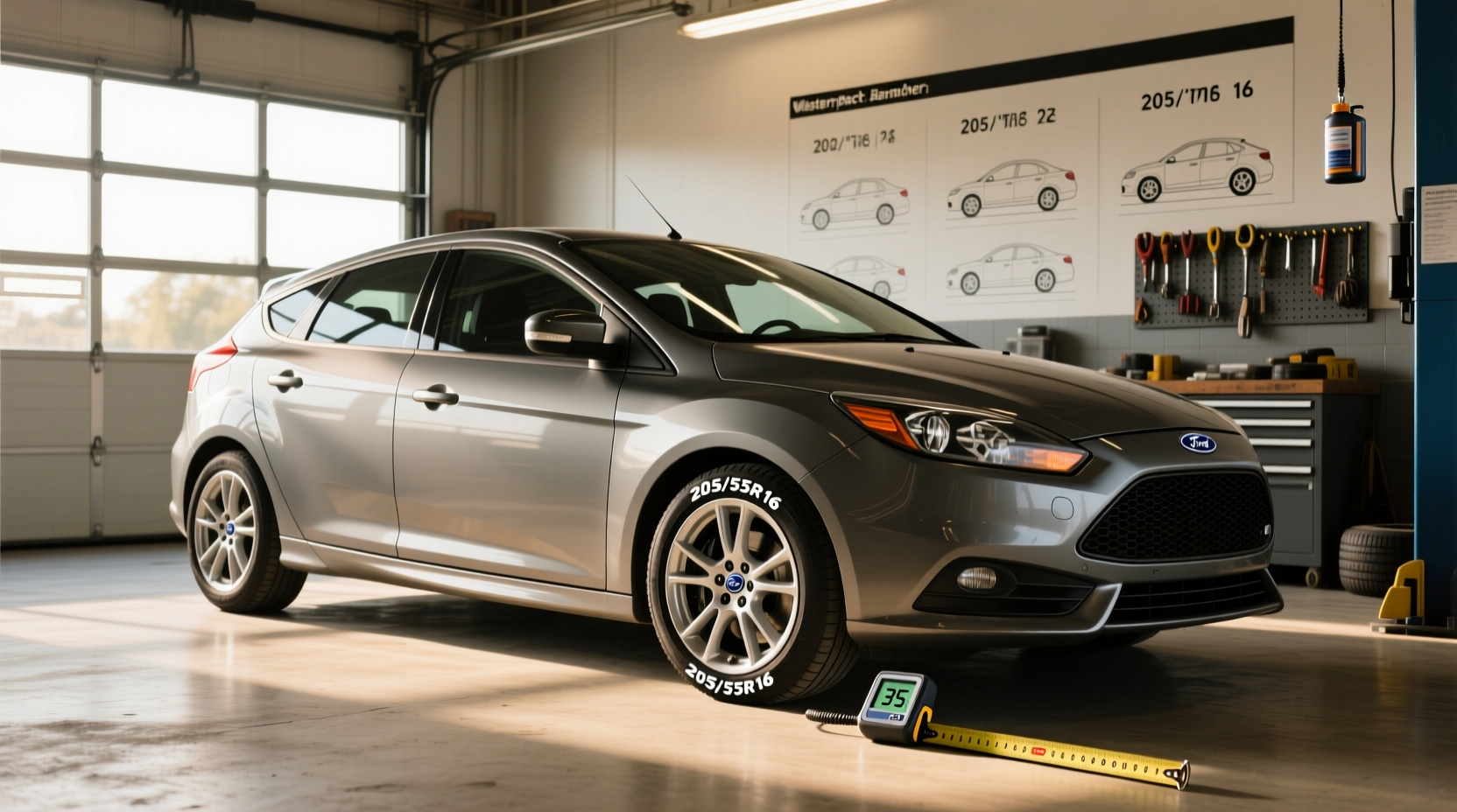 Tire Size and Price Guide for 2012 Ford Focus Hatchback