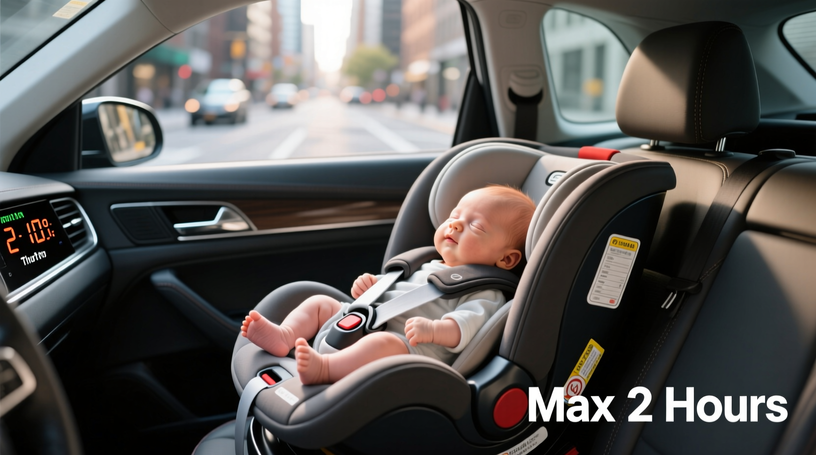 how long can an infant sit in a car seat