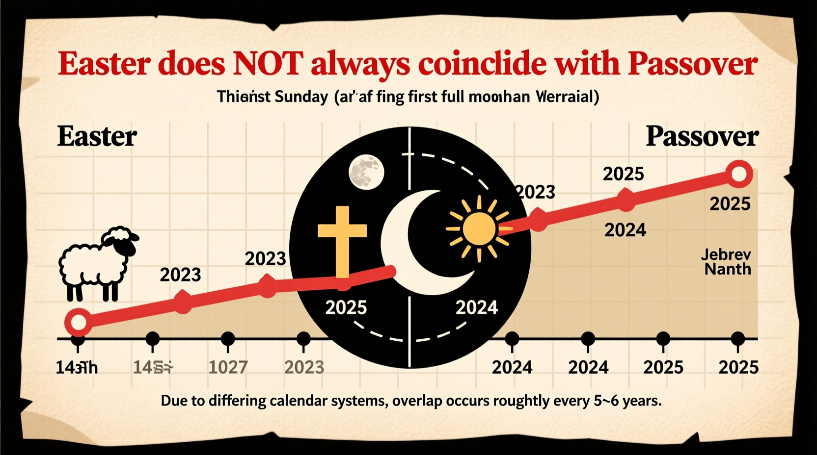 does easter always line up with passover