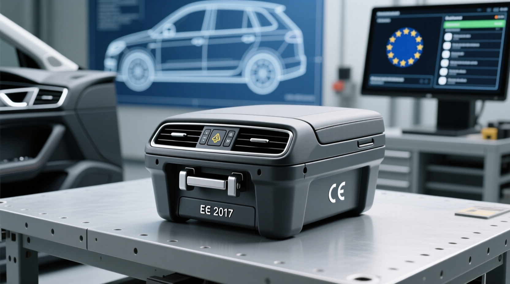 touran 2017 console box safety eu