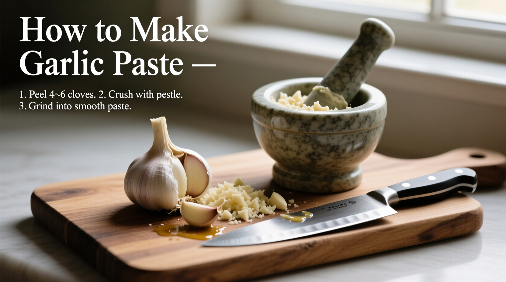how do you make a garlic paste