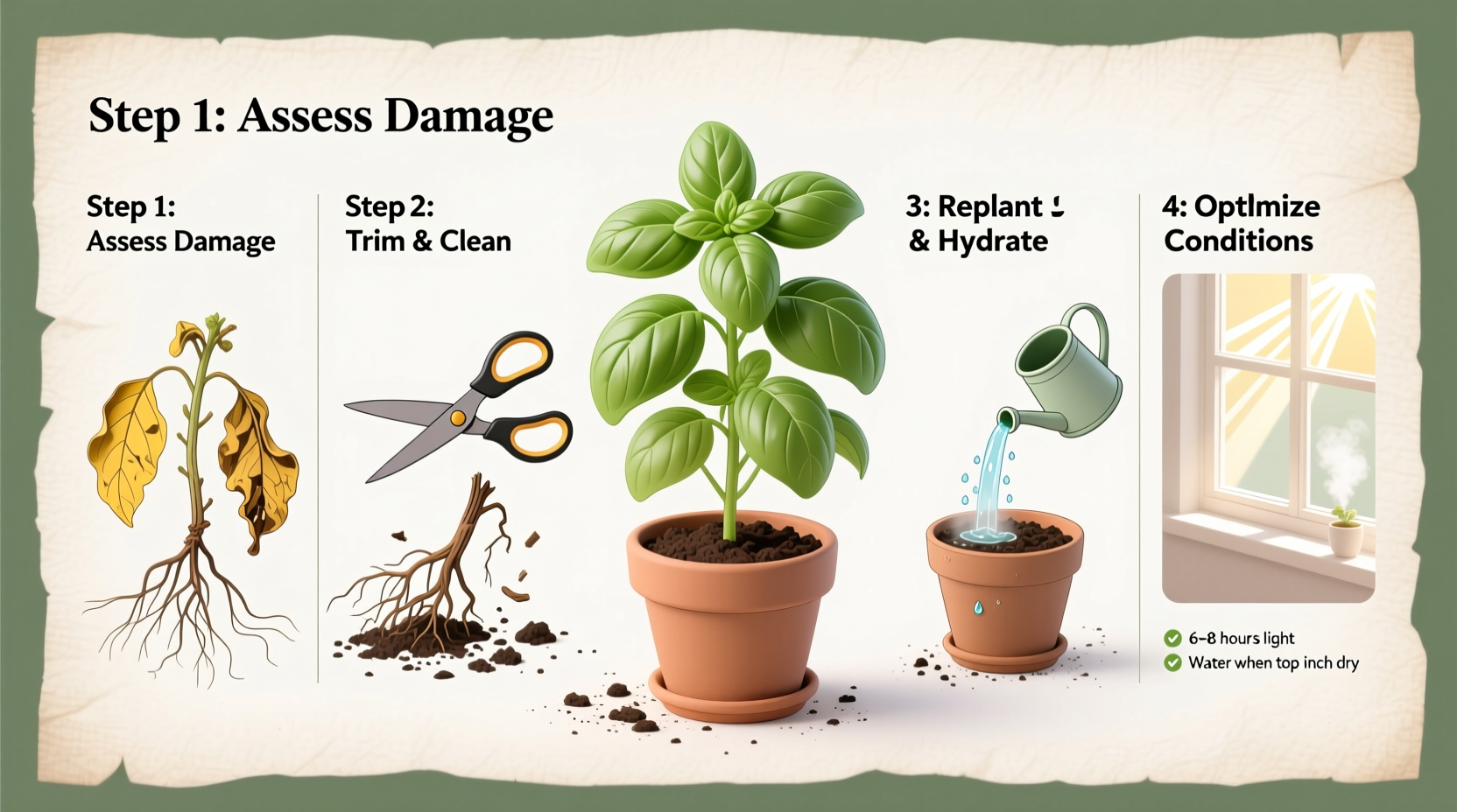 How to Revive Basil – Step-by-Step Guide