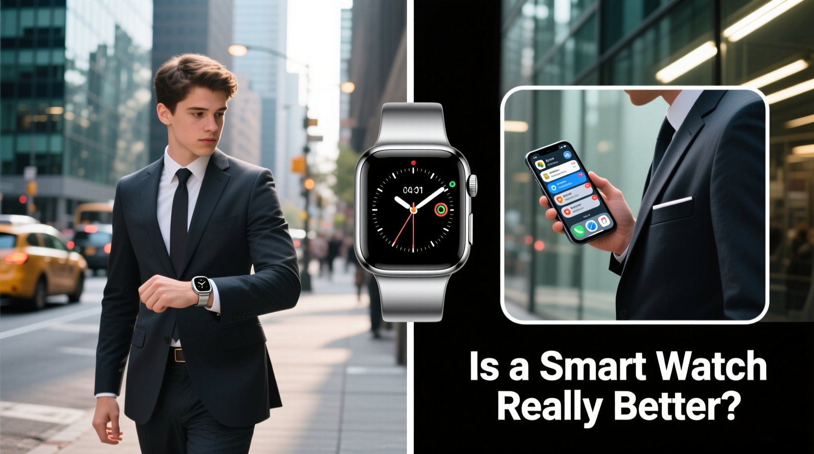 is a smart watch really better than pulling out your phone to check the time