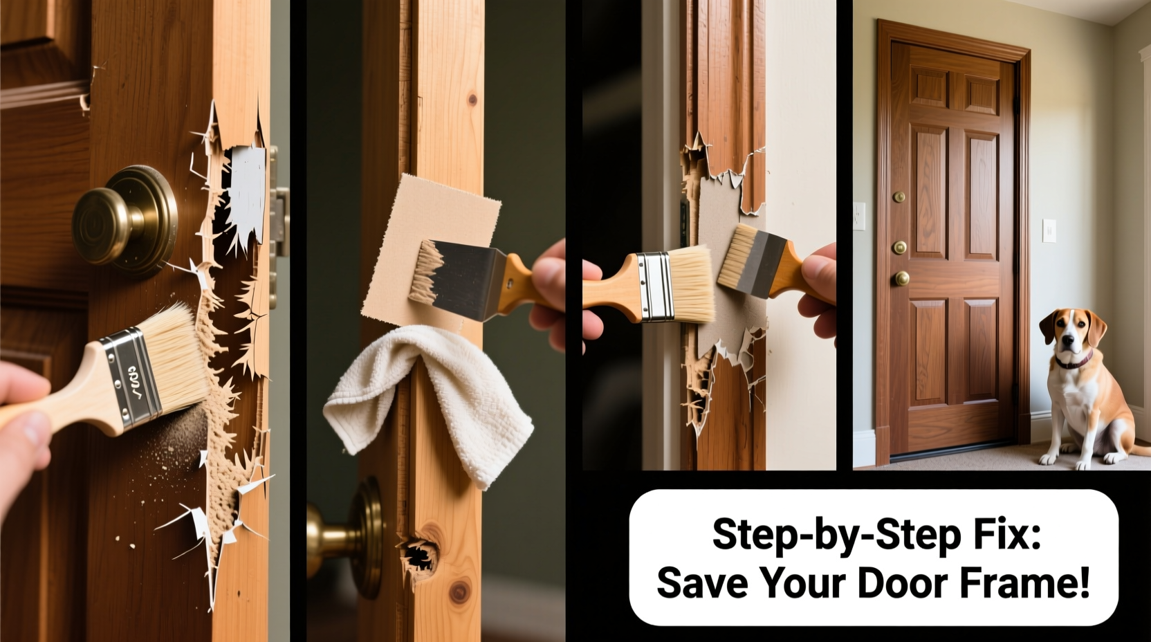 effective diy repairs for dog cheated door frames step by step solutions to restore your home
