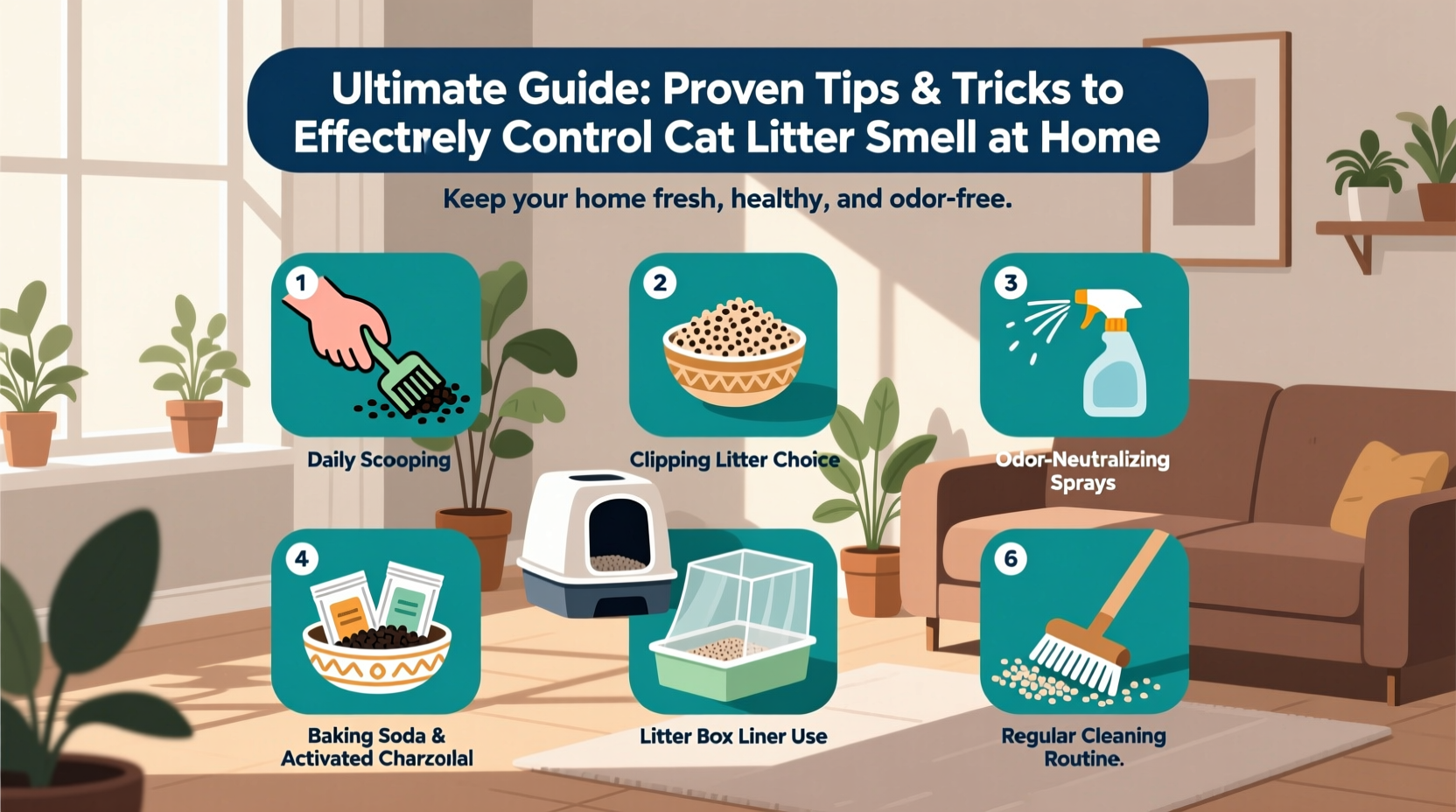 ultimate guide proven tips and tricks to effectively control cat litter smell at home