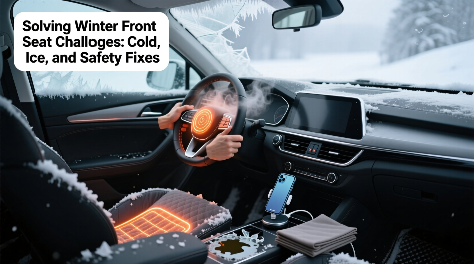 winter front seat challenges