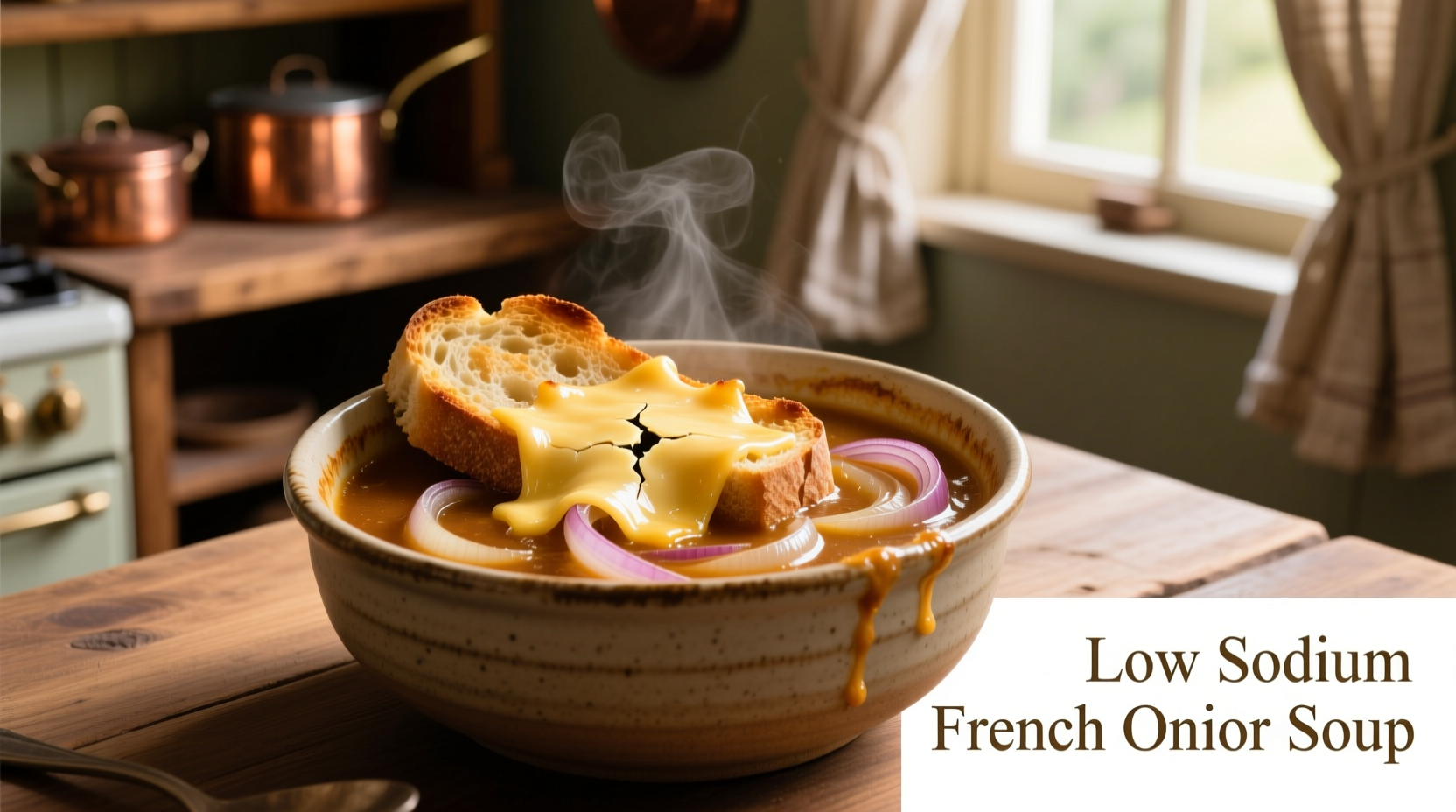 Low Sodium French Onion Soup: 350mg Recipe Without Sacrifice