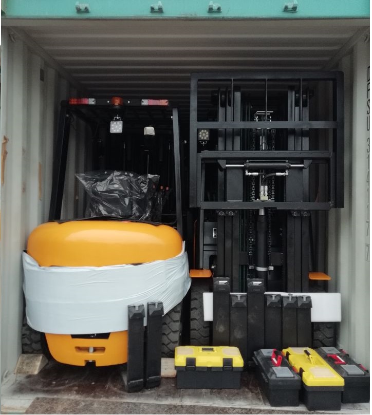 Automatic Transmission 3t Diesel Forklift Truck With Japan Engine