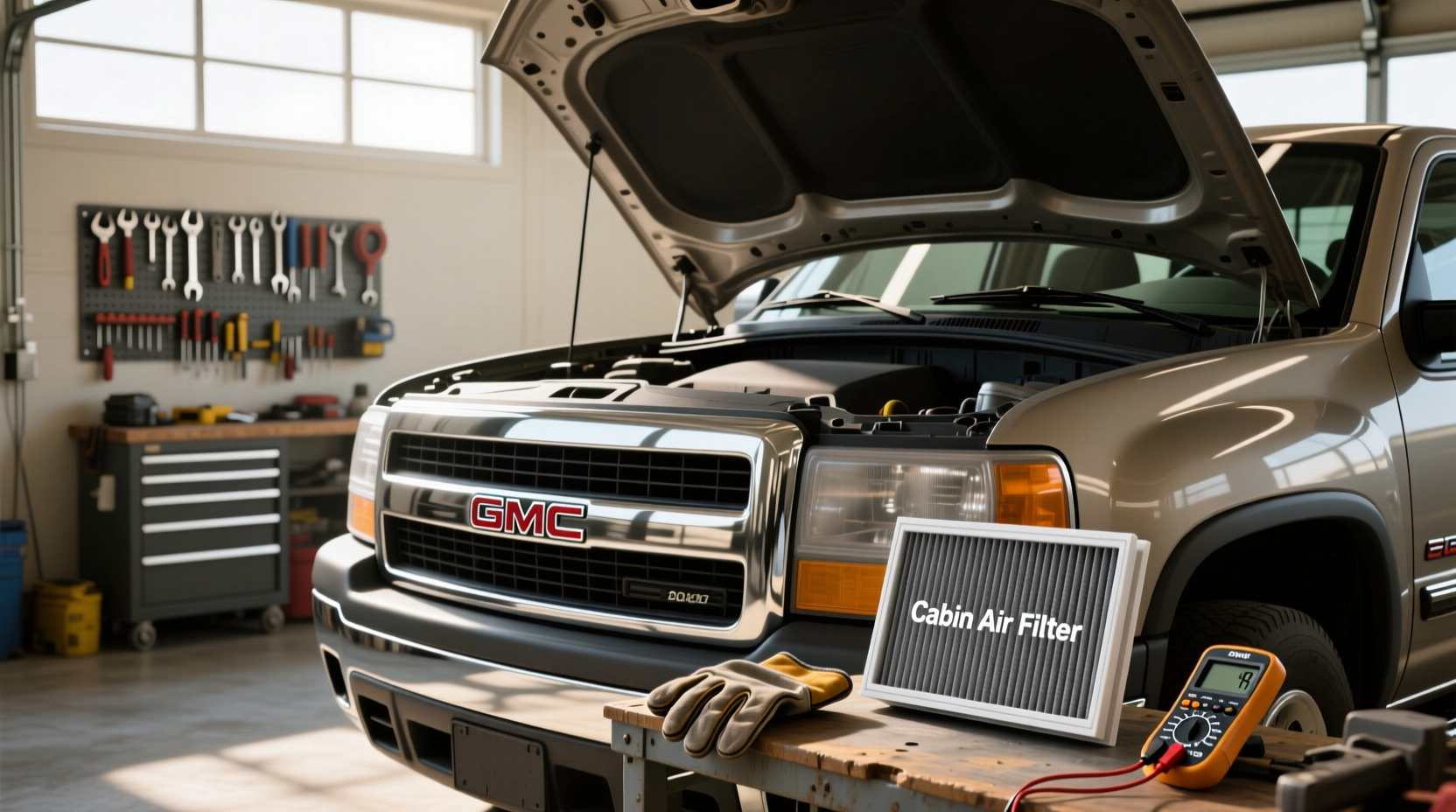 2006 gmc sierra cabin air filter check install guide