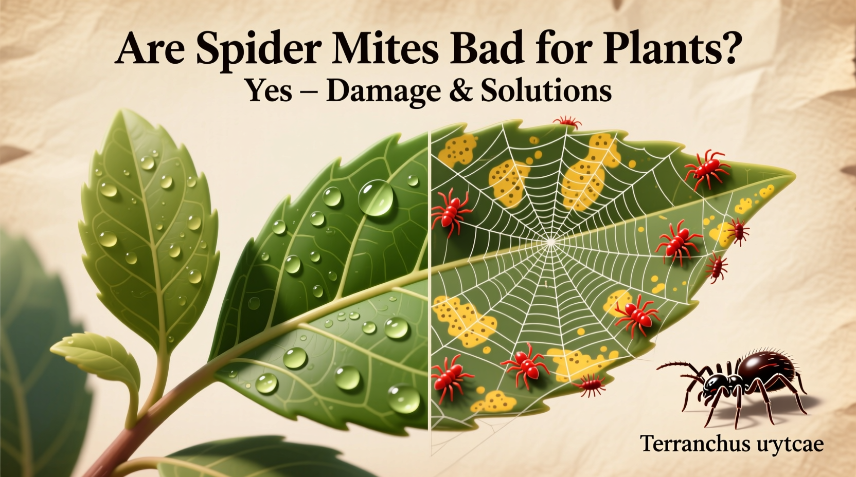 are spider mites bad for plants