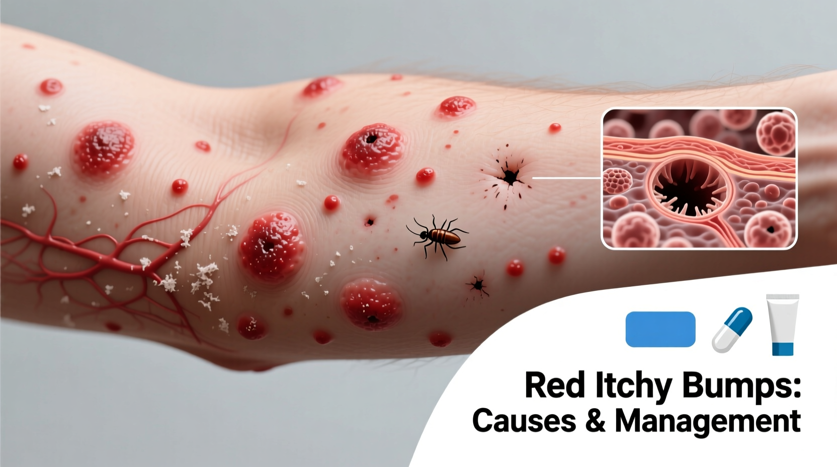 red itchy bumps on your body causes and what to do