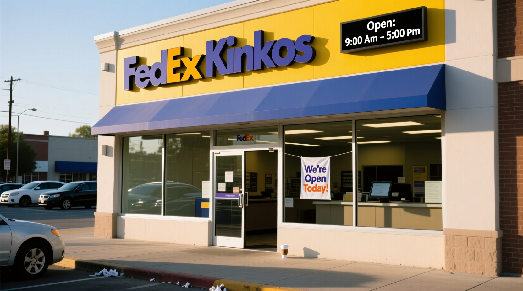 is fedex kinkos open on sunday