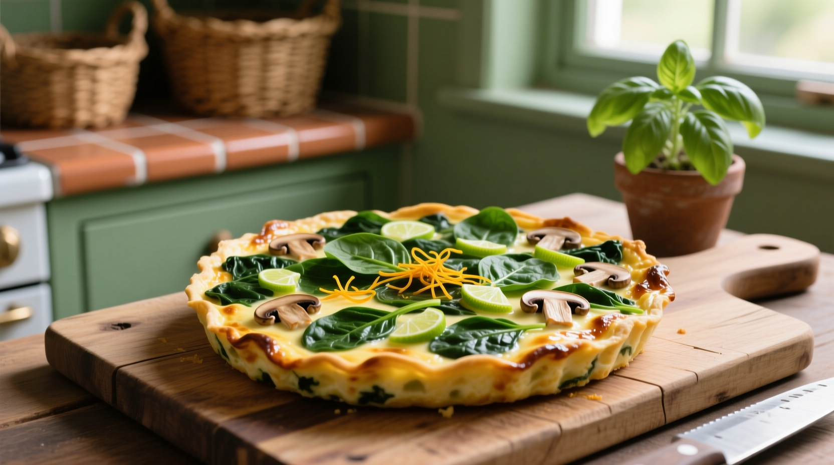 mostly greens frittata