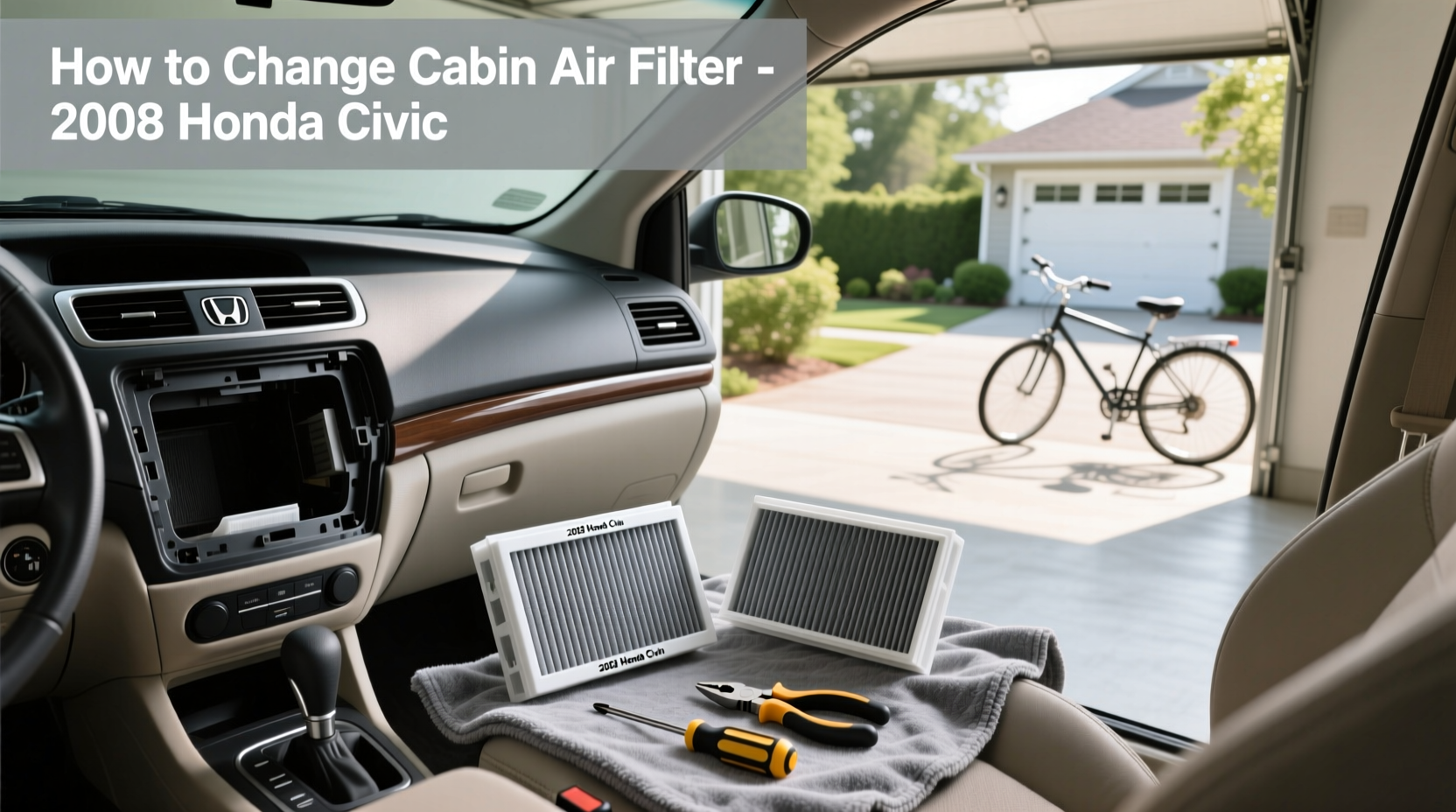 2008 honda civic cabin air filter quick change guide