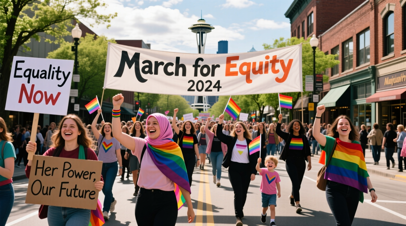 international womens day march seattle