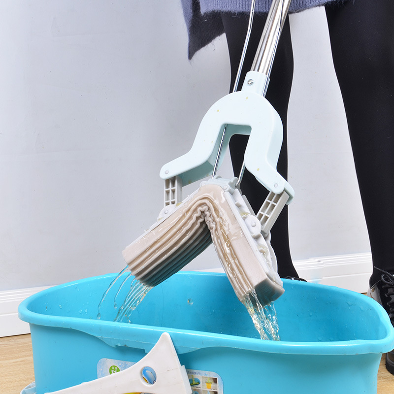 Super Absorbent Sweeper Plastic Socket Kitchen pva butterfly type Mop