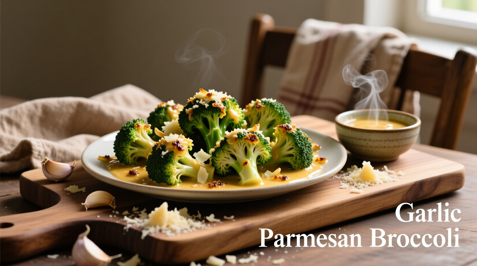 garlic parmesan broccoli