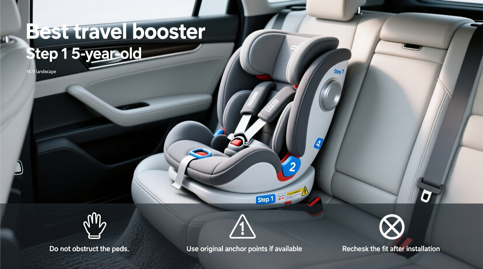 best travel booster seat for 5 year old