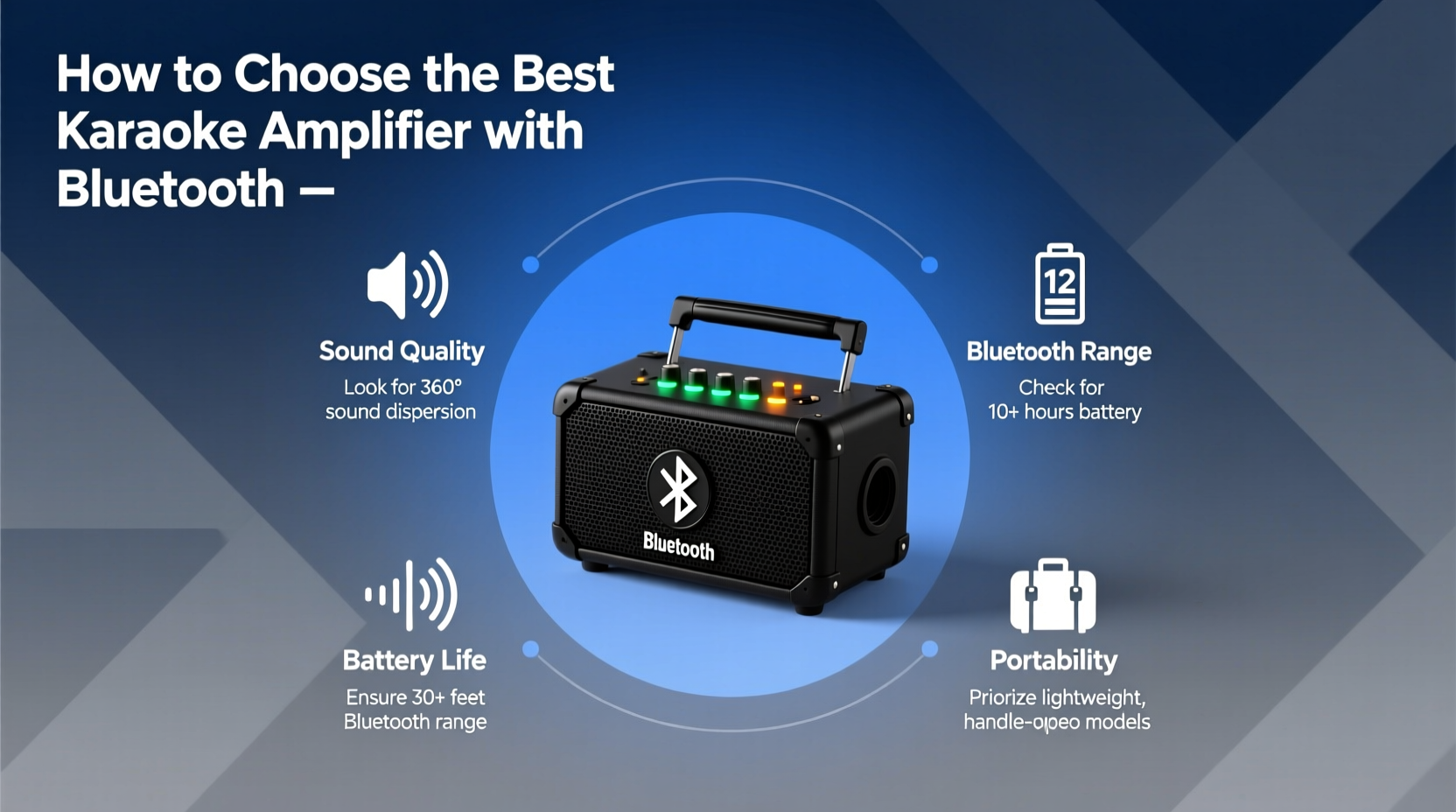 karaoke amplifier with bluetooth