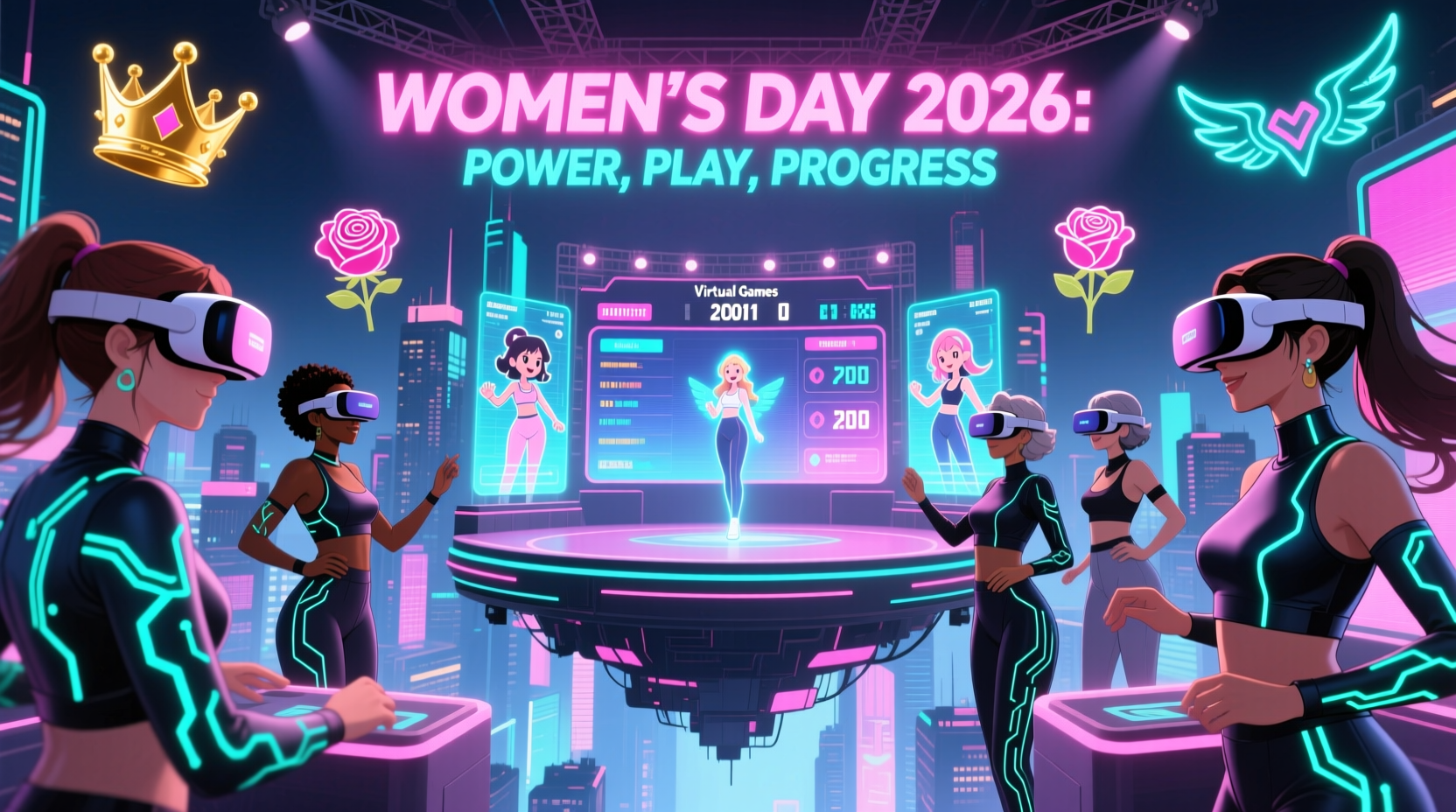 womens day virtual games