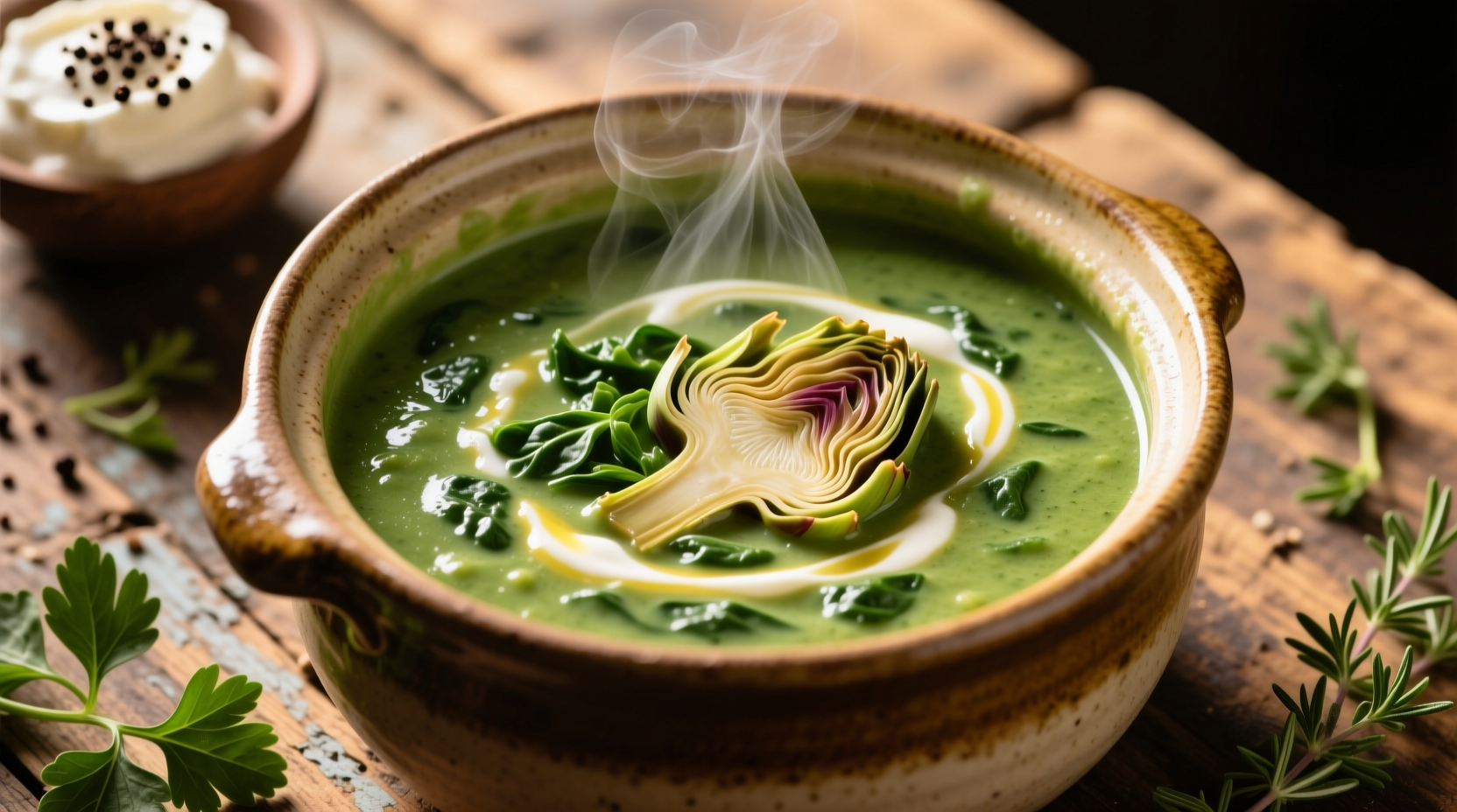 Perfect Creamy Spinach and Artichoke Soup Recipe