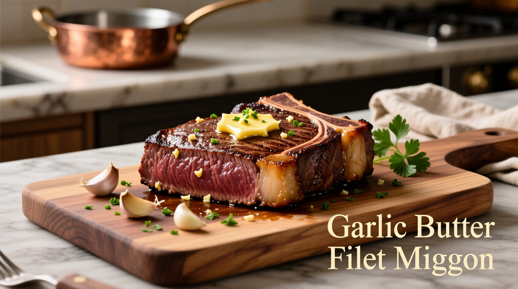 garlic butter filet mignon