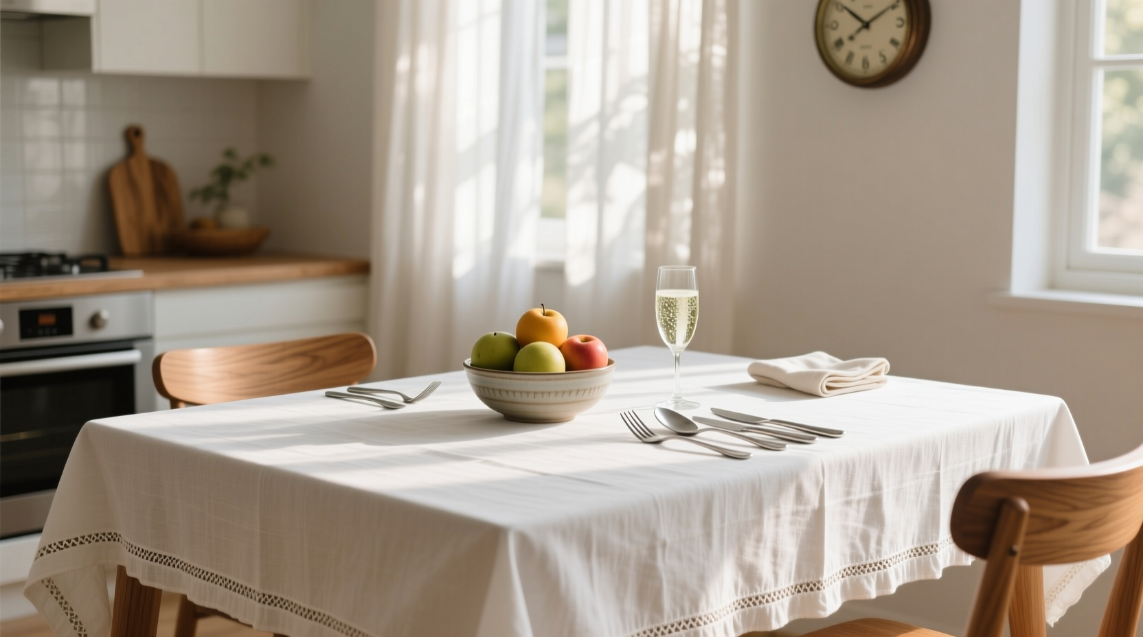 essential tips for using tablecloths to safeguard and beautify your wooden table