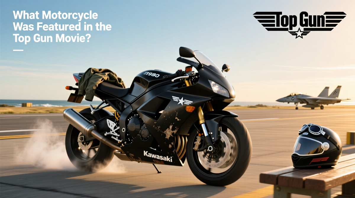 What motorcycle was featured in the Top Gun movie guide