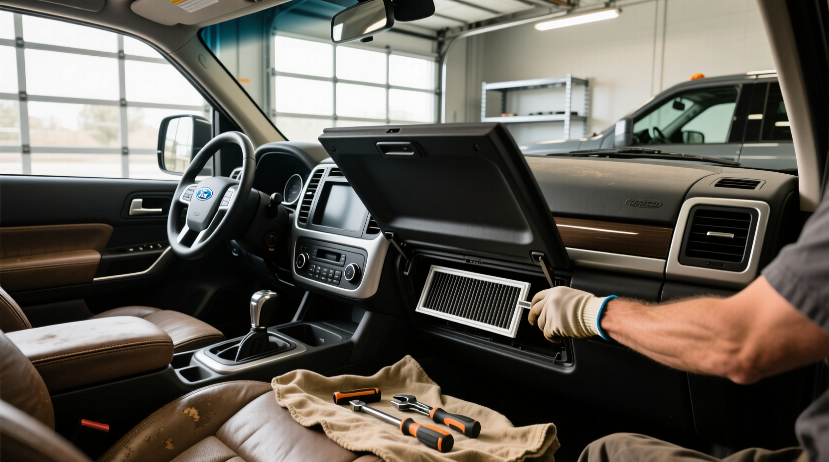 2013 f350 cabin air filter location replacement guide