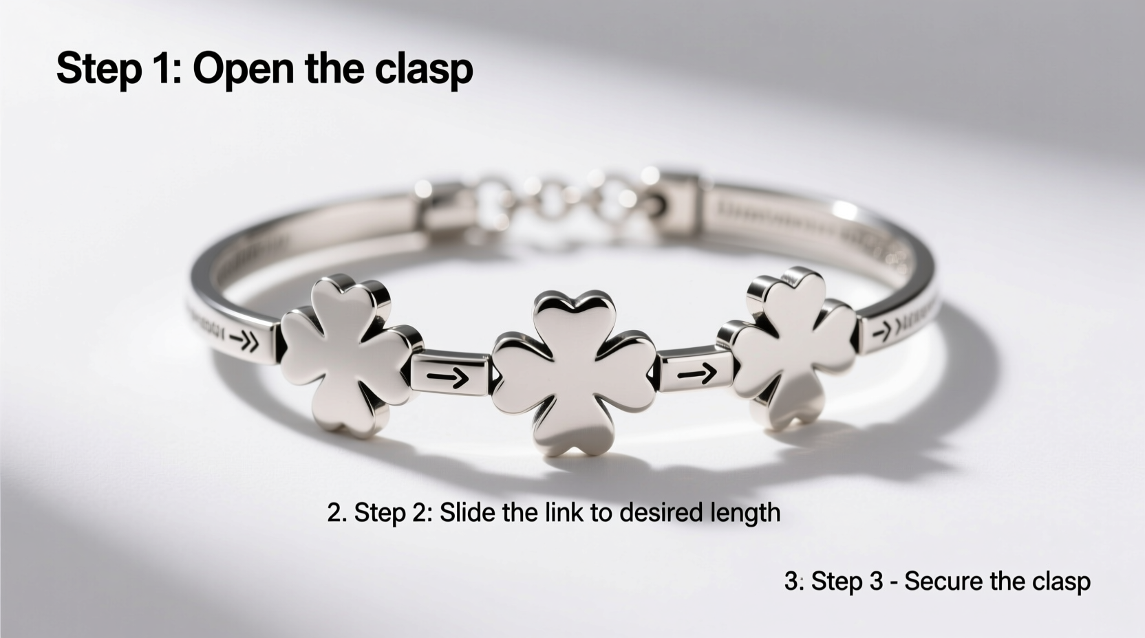 simple steps to customizing your clover bracelet for the perfect fit
