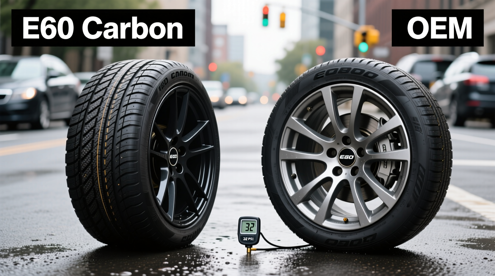 e60 carbon vs oem summer test