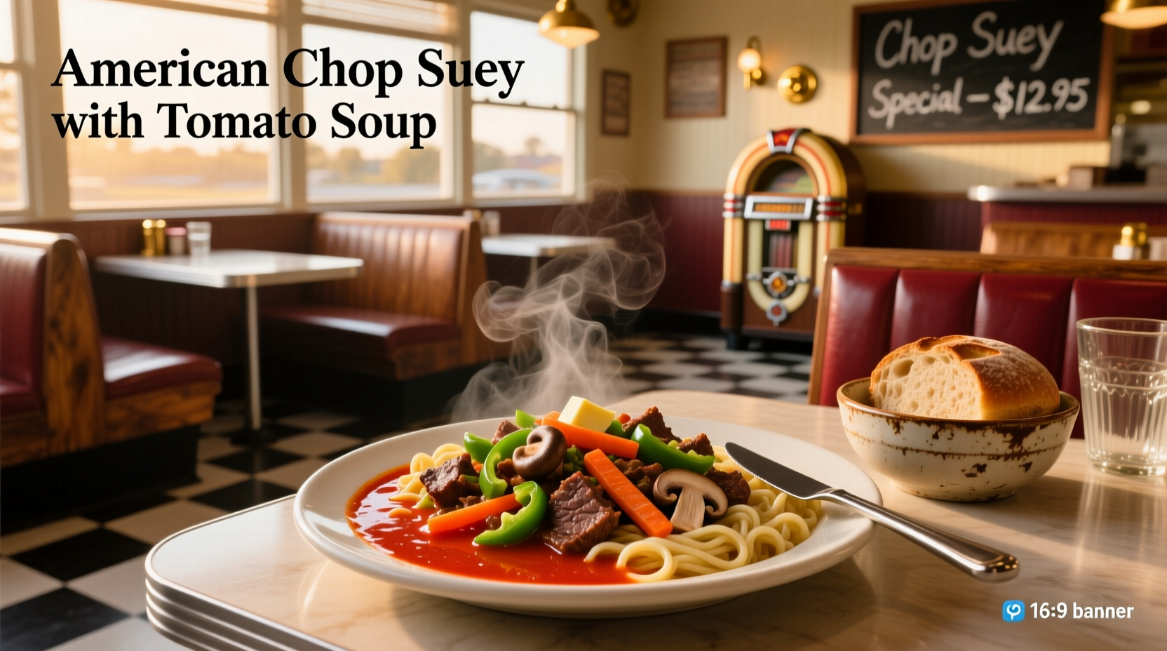 american chop suey with tomato soup