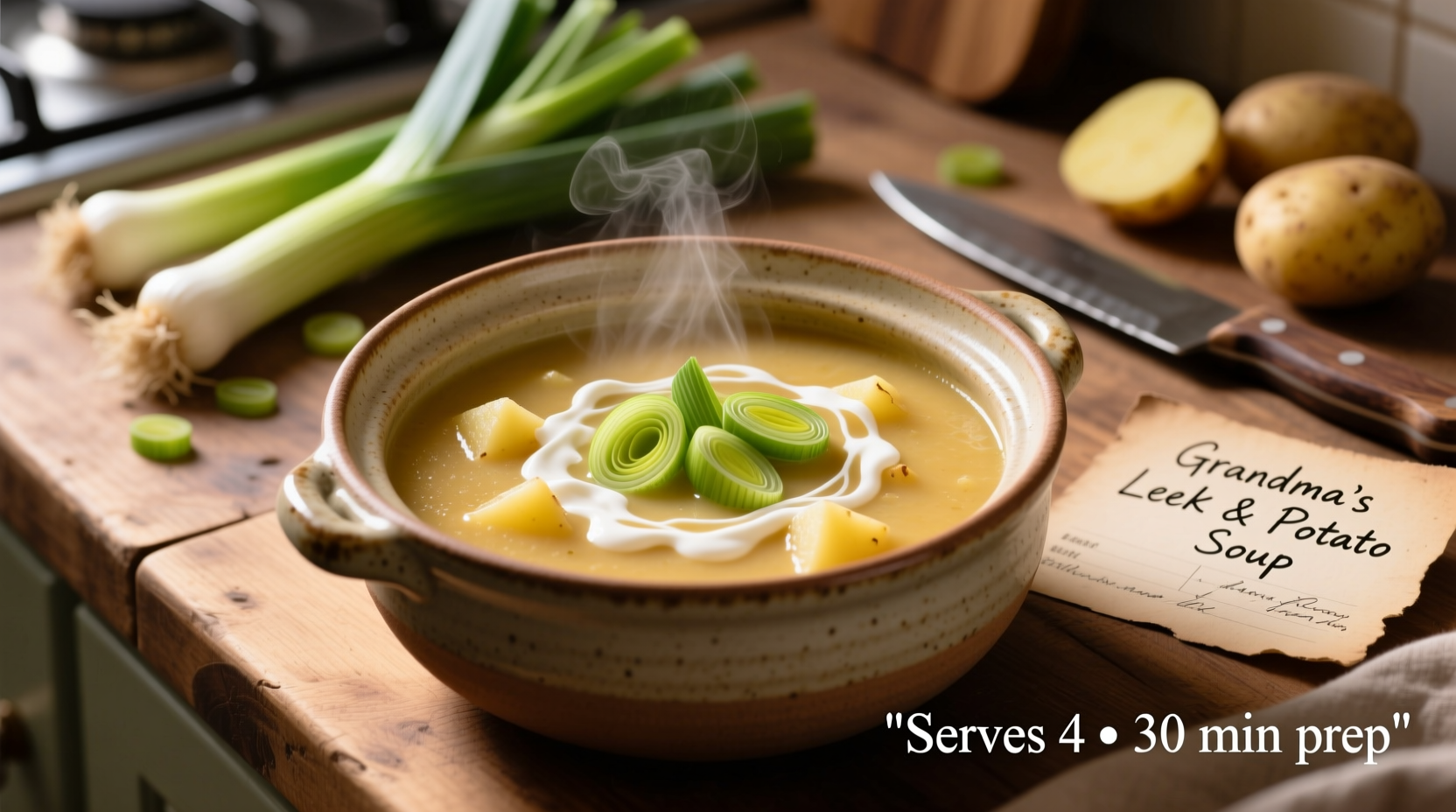 recipe leek potato soup