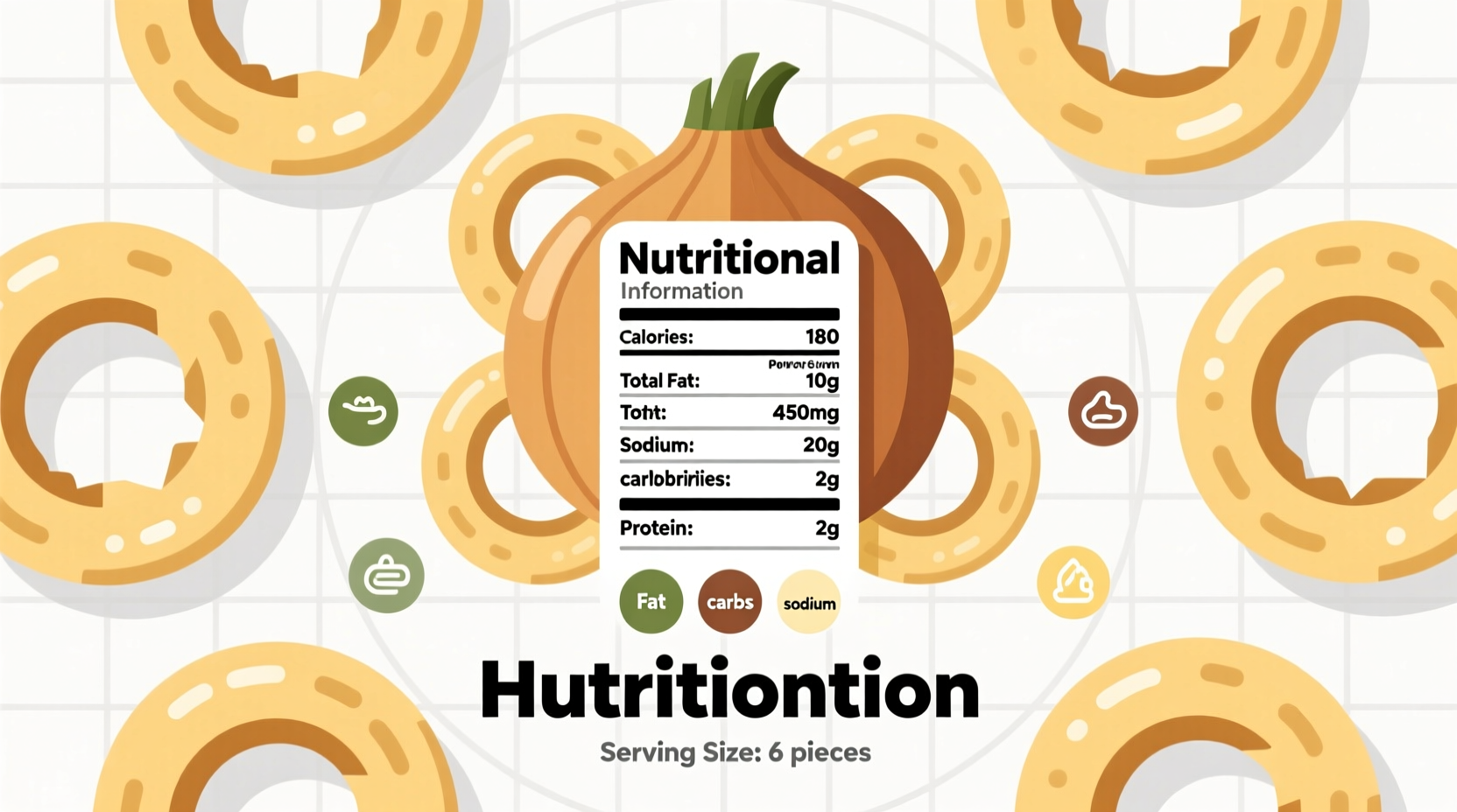 onion rings nutrition information