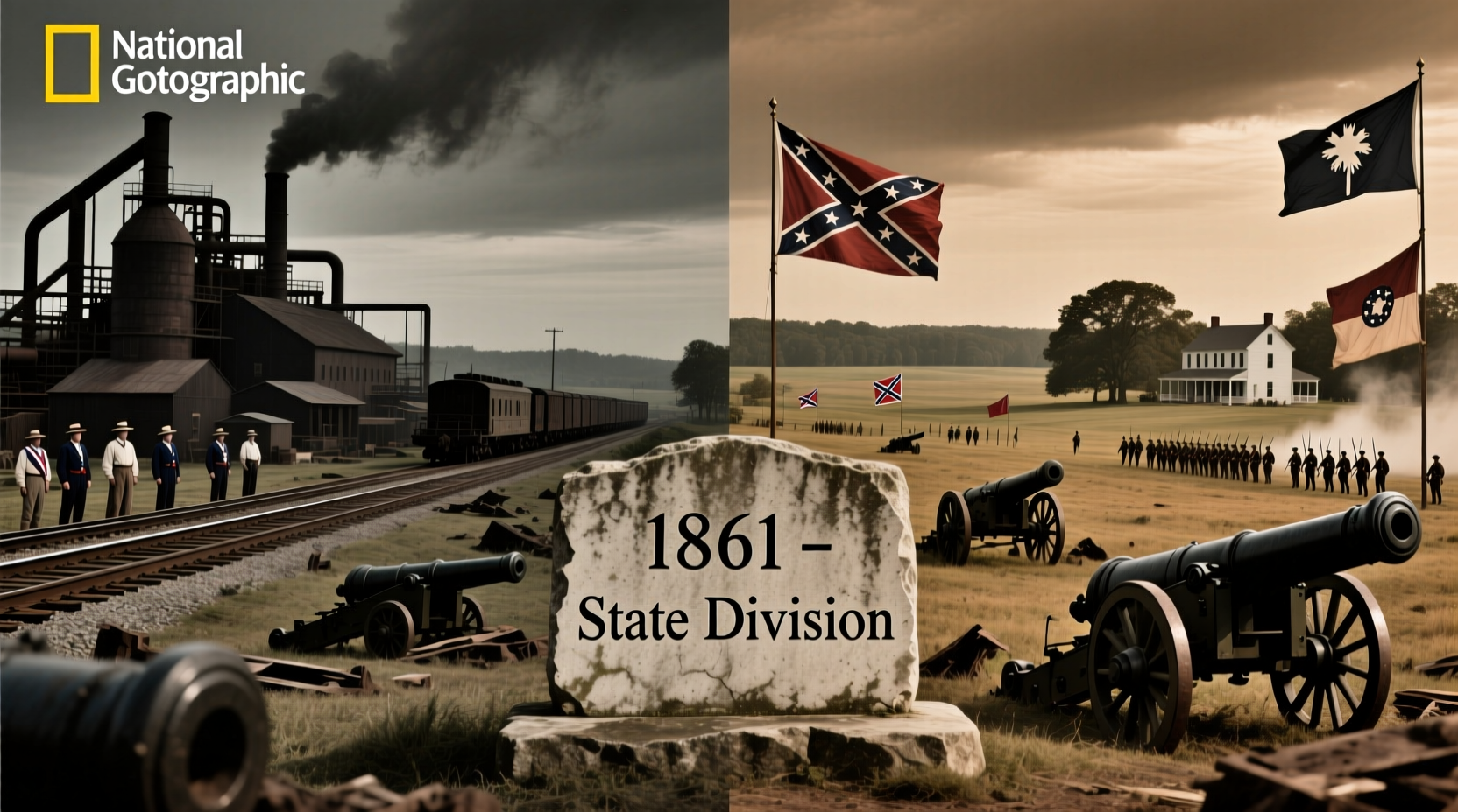 why north and south carolina history state division